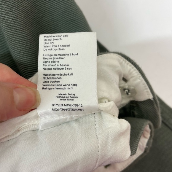 Anine Bing Logan Pant Green XS Q139 - Picture 9 of 10